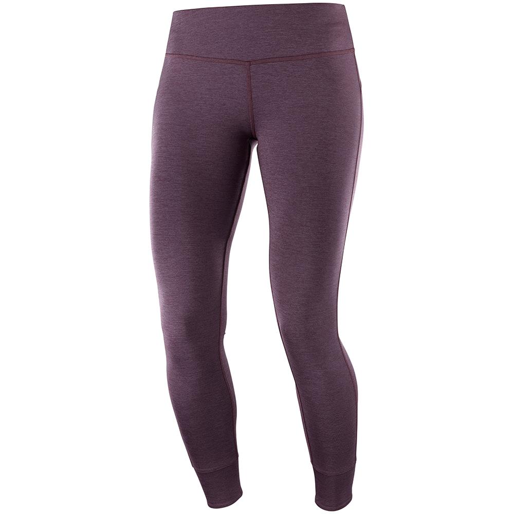 Salomon COMET TECH LEG W Leggins Mujer - Moradas - Colombia (60412-VPMB)